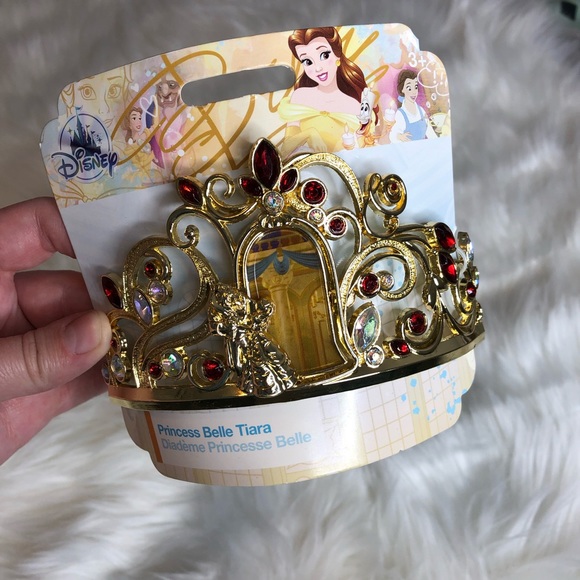 NWT Disney Parks Beauty and the Beast Belle Metal Crown Tiara